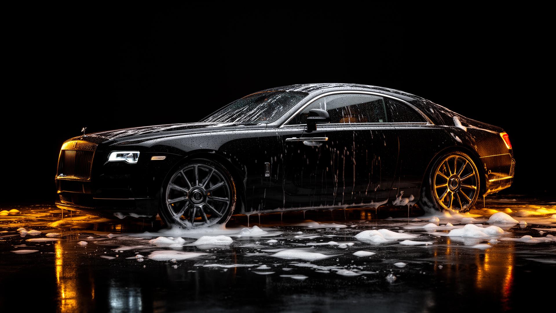 Carro preto detalhado profissionalmente pela CSS
